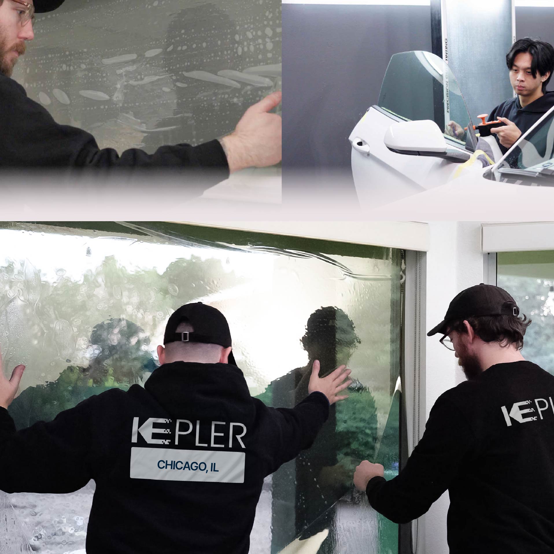Kepler Specialist Performing Commercial Window Tinting in Chicago Chicago
