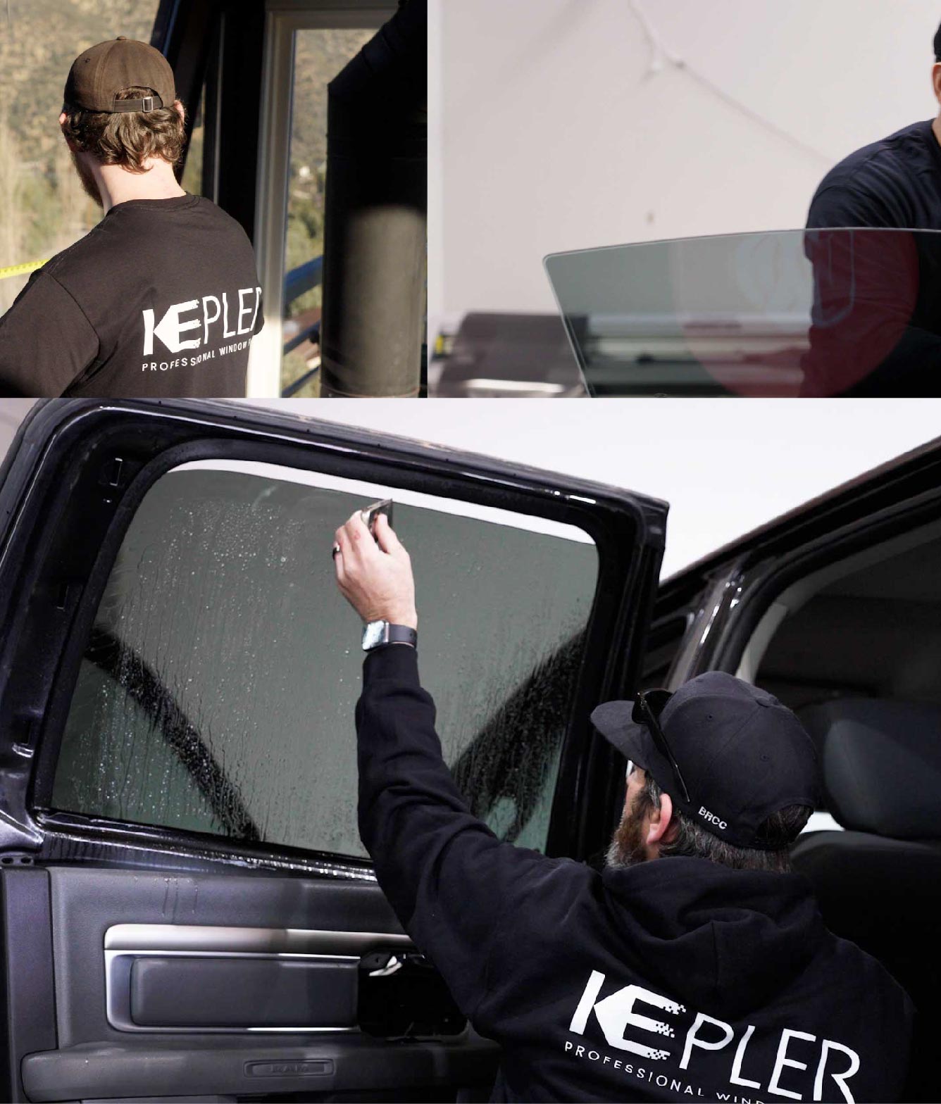 Kepler Window Tinting Specialists at Work in Azusa, California