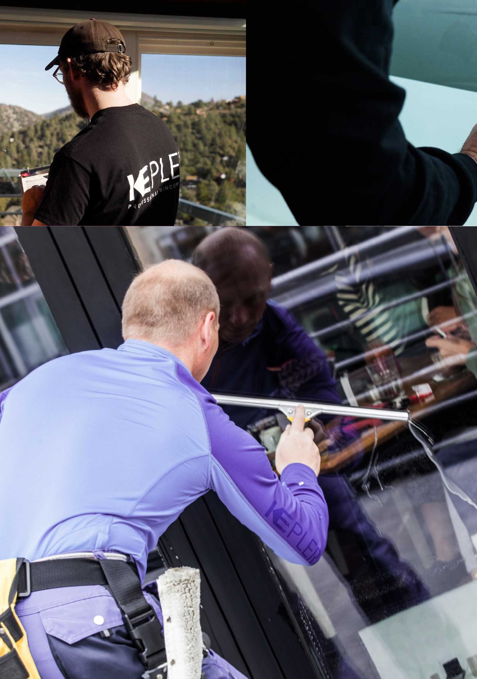 Kepler Expert Applying Anti-Graffiti Window Film to a Grafton Shop Front