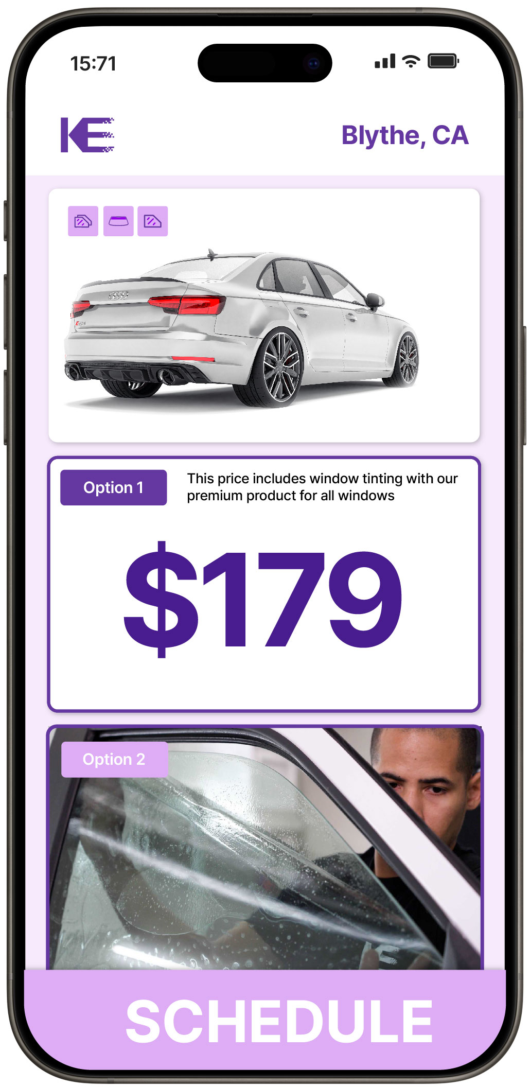 View Affordable Car Window Tinting Prices in Blythe, California