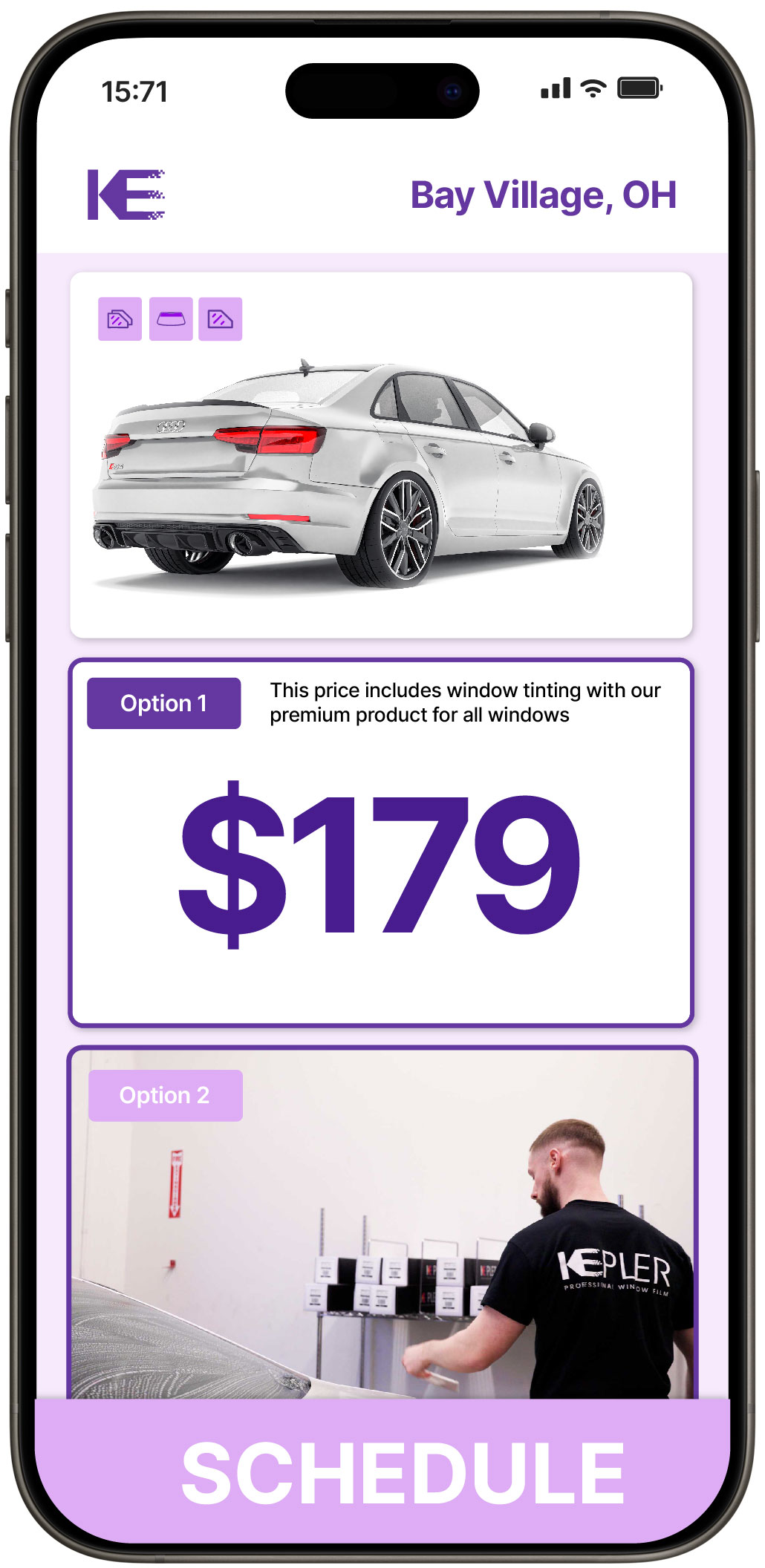 View Competitive Car Window Tinting Costs in Bay Village, Ohio