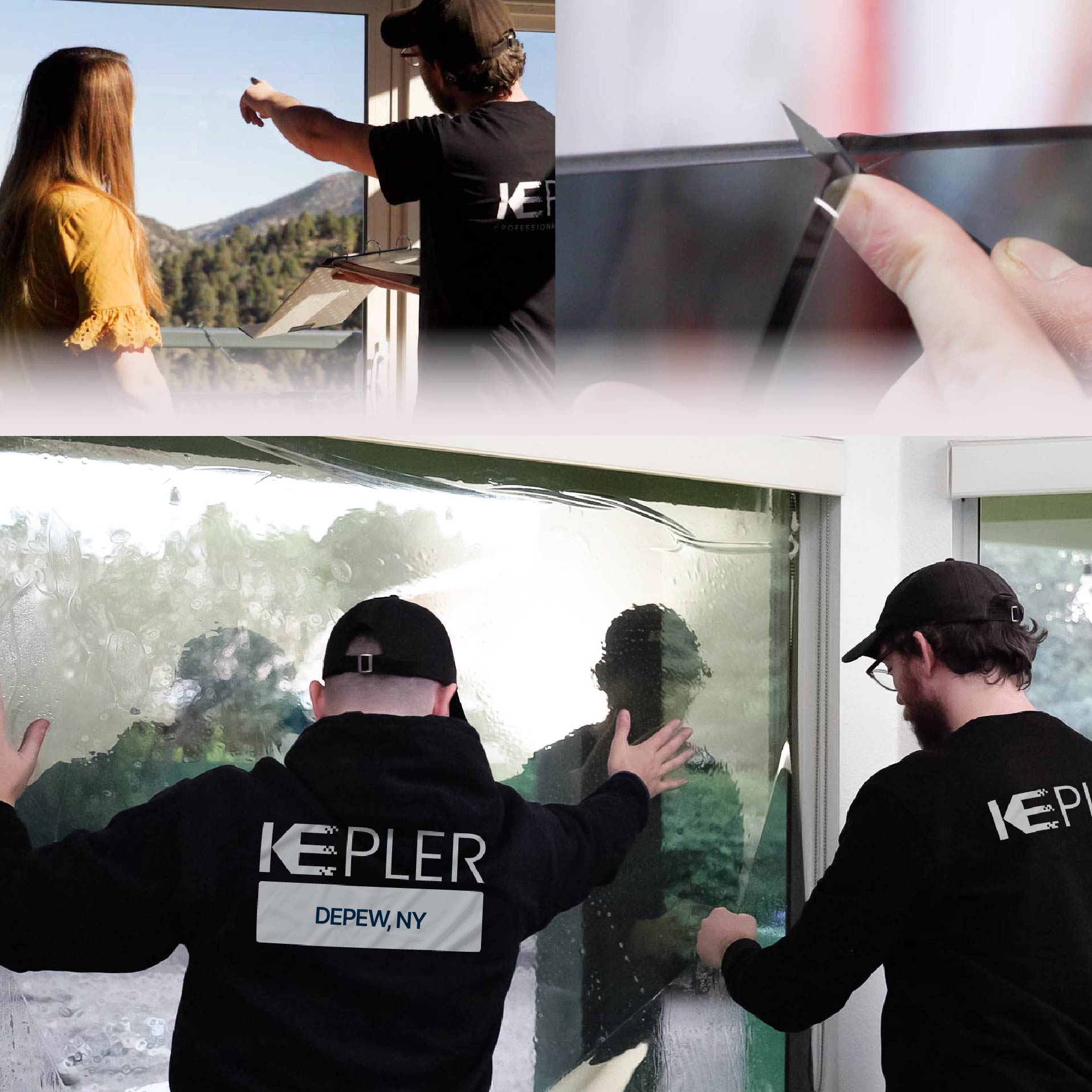 Kepler Specialist Performing Commercial Window Tinting in Depew Depew