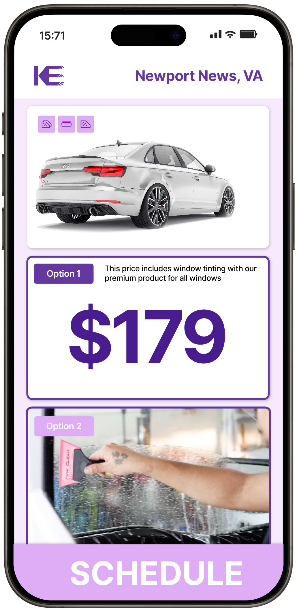 View Affordable Car Window Tinting Costs in Newport News, Virginia
