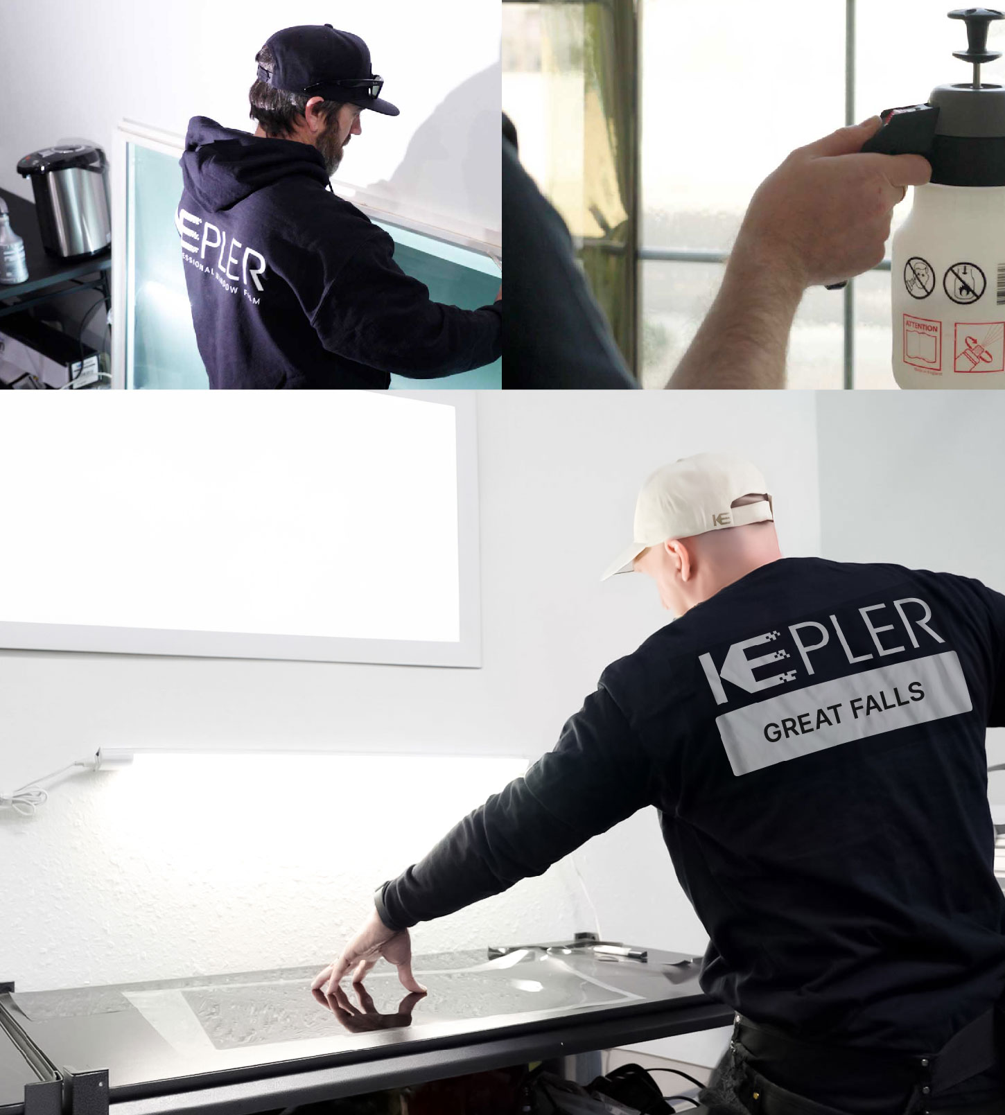 Window Tinting Specialist Cutting Film in Great Falls, Montana