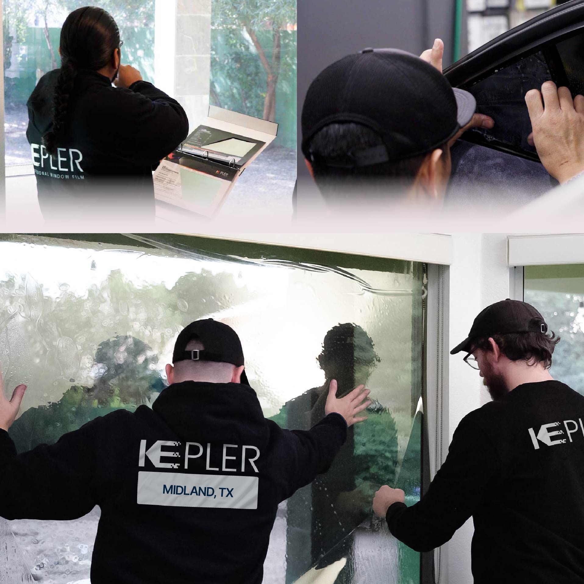 Kepler Specialist Performing Commercial Window Tinting in Midland Midland