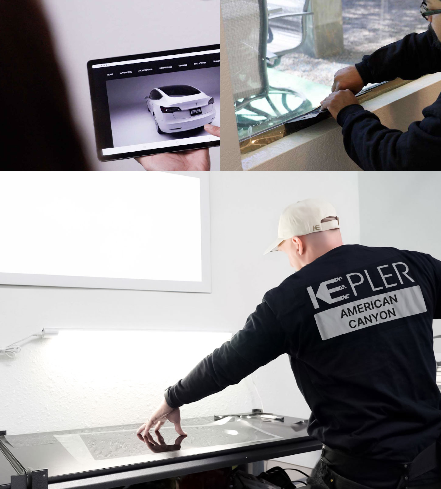 Window Tinting Specialist Cutting Film in American Canyon, California