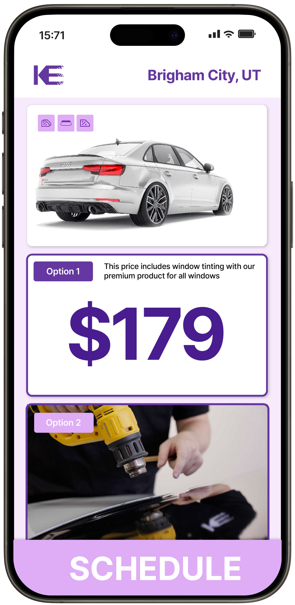 View Affordable Car Window Tinting Prices in Brigham City, Utah