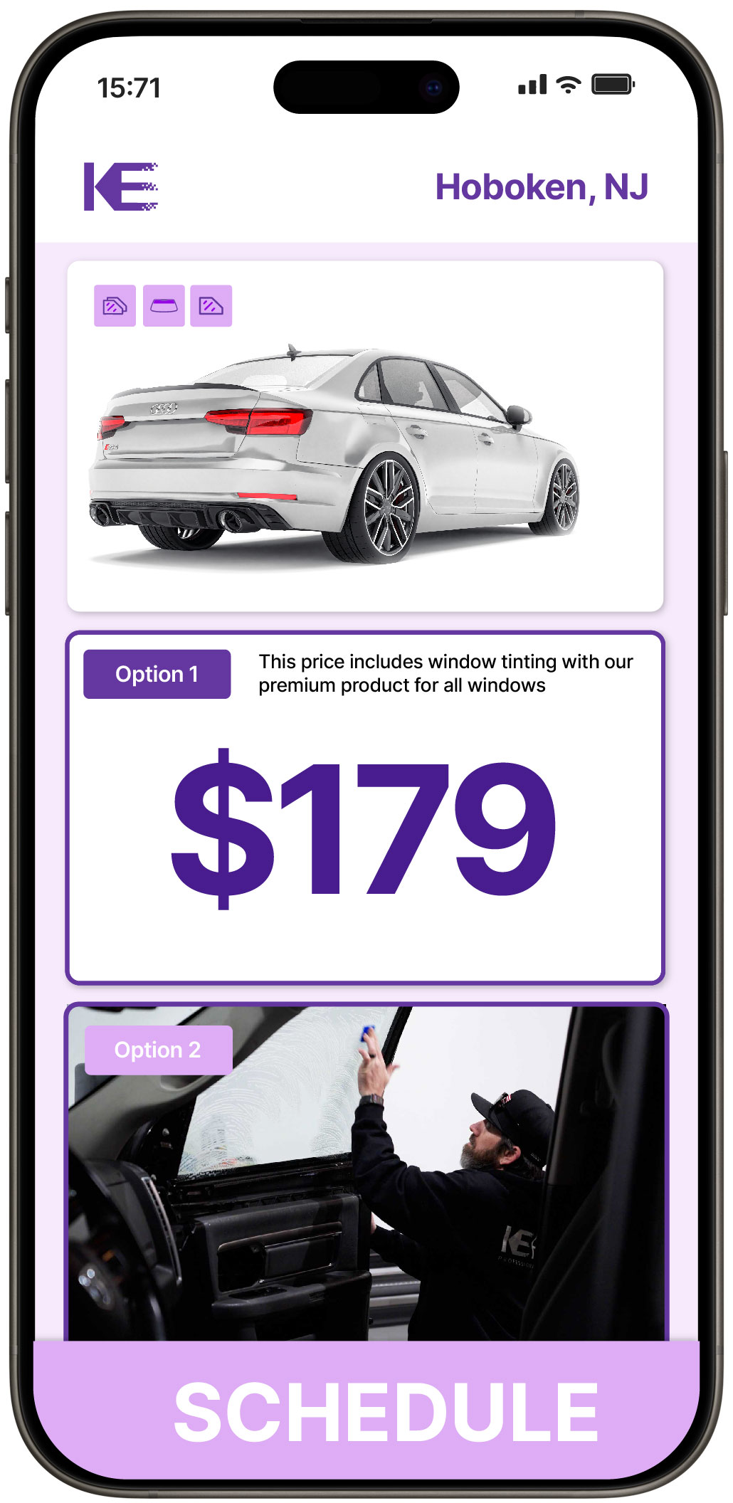 View Competitive Car Window Tinting Rates in Hoboken, New Jersey