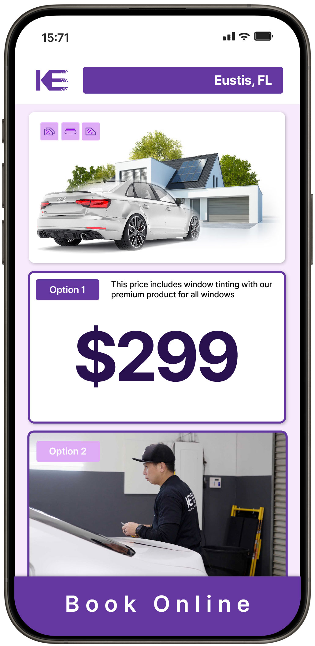 View Affordable Tesla Window Tinting Prices in Deerfield Beach, Florida