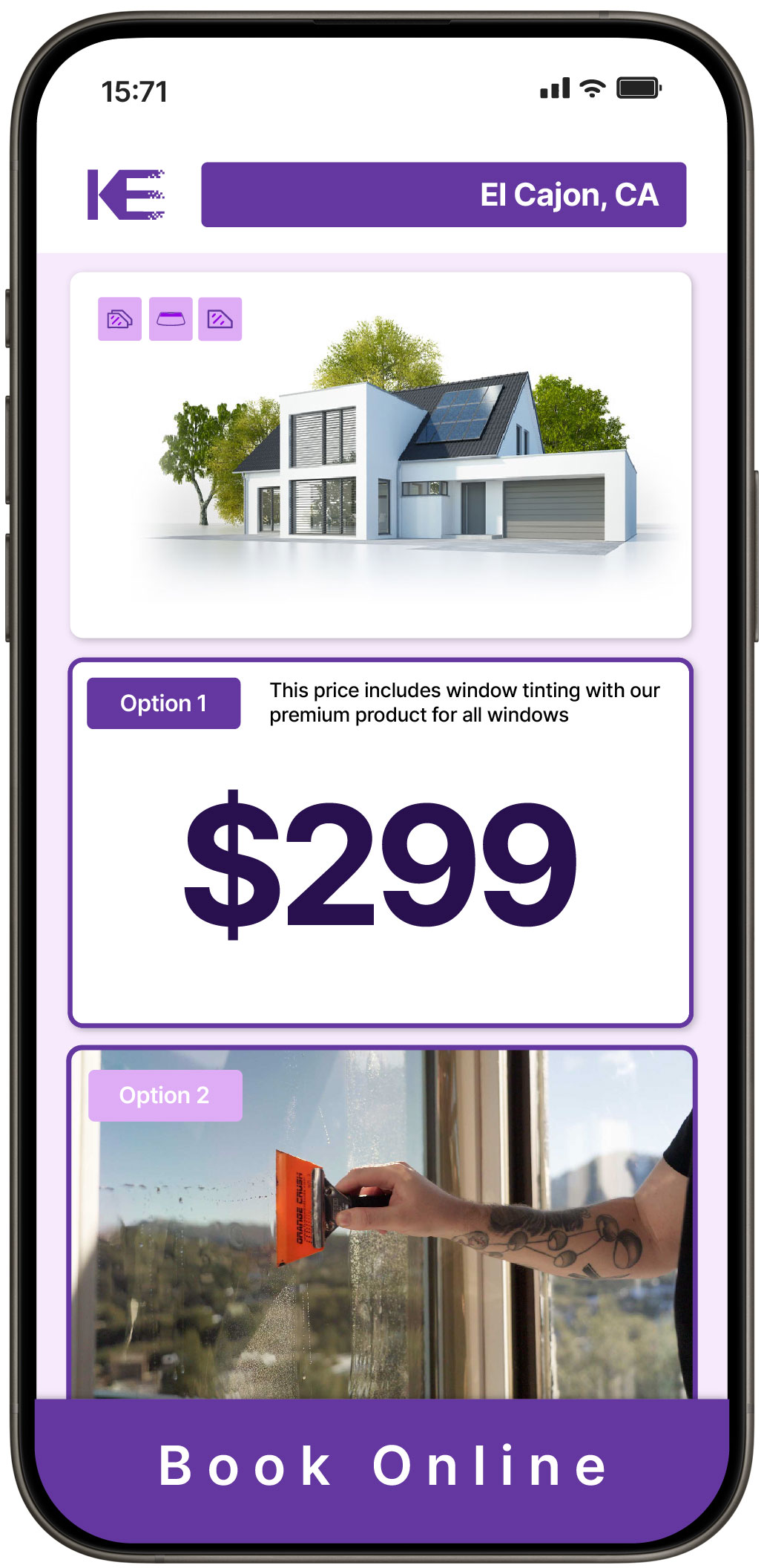View Reasonable Home Window Tinting Prices in El Cajon, California