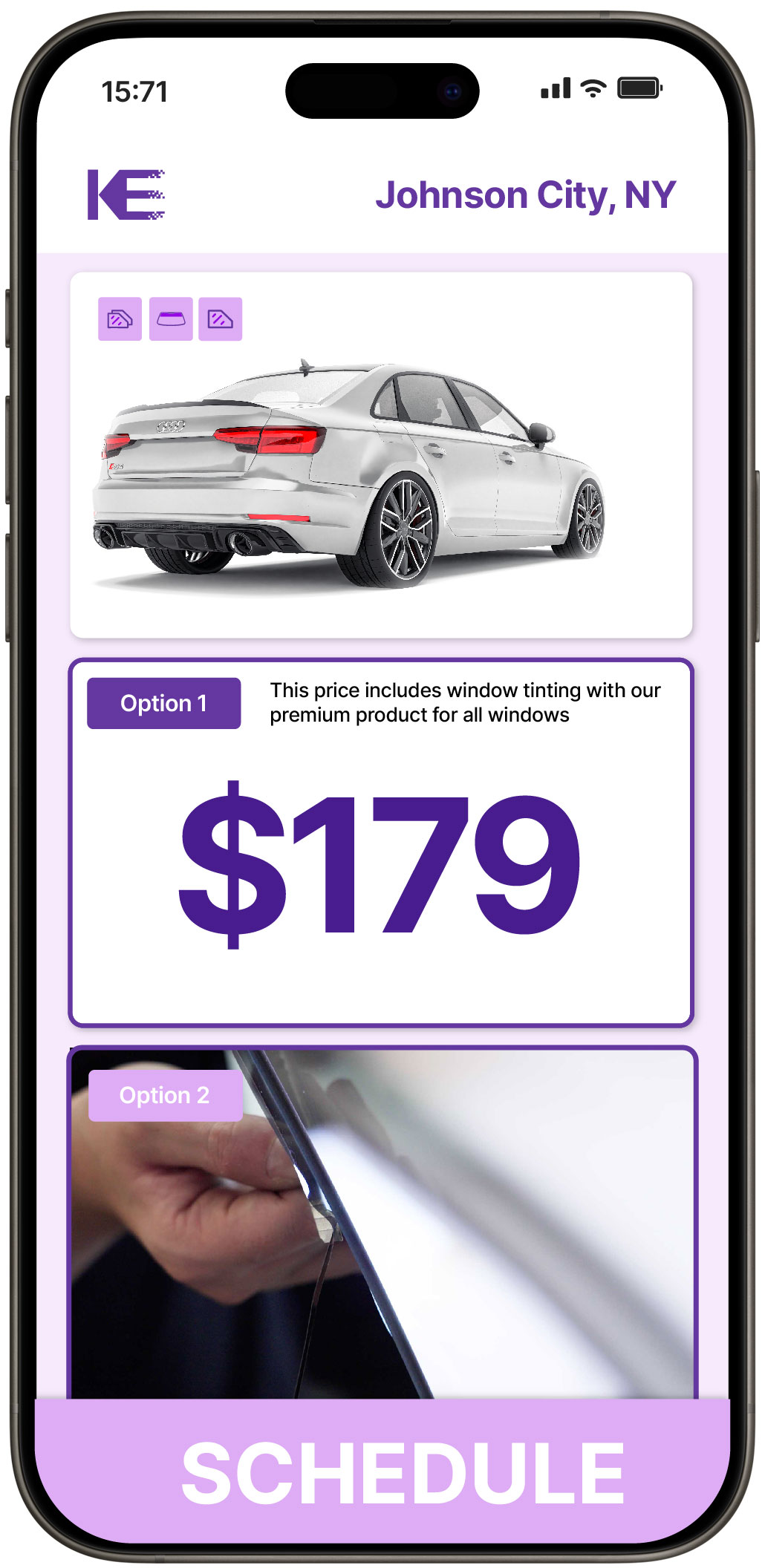 View Competitive Car Window Tinting Costs in Johnson City, New York