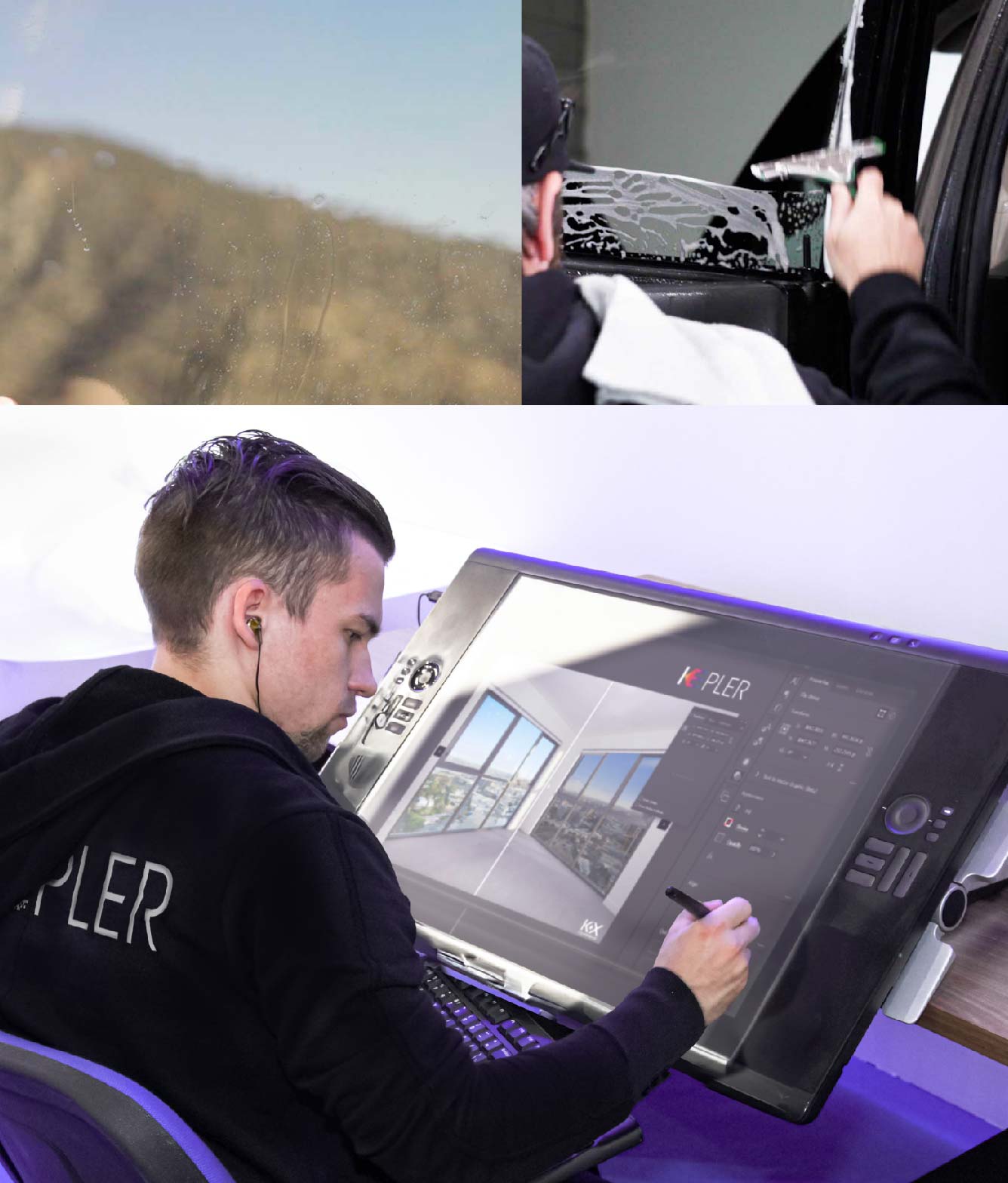 Kepler Specialist Performing Commercial Window Tinting in Yuba City Yuba City
