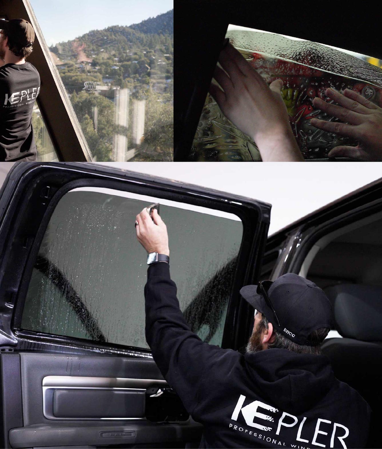 Kepler Window Tinting Specialists at Work in San Lorenzo, California