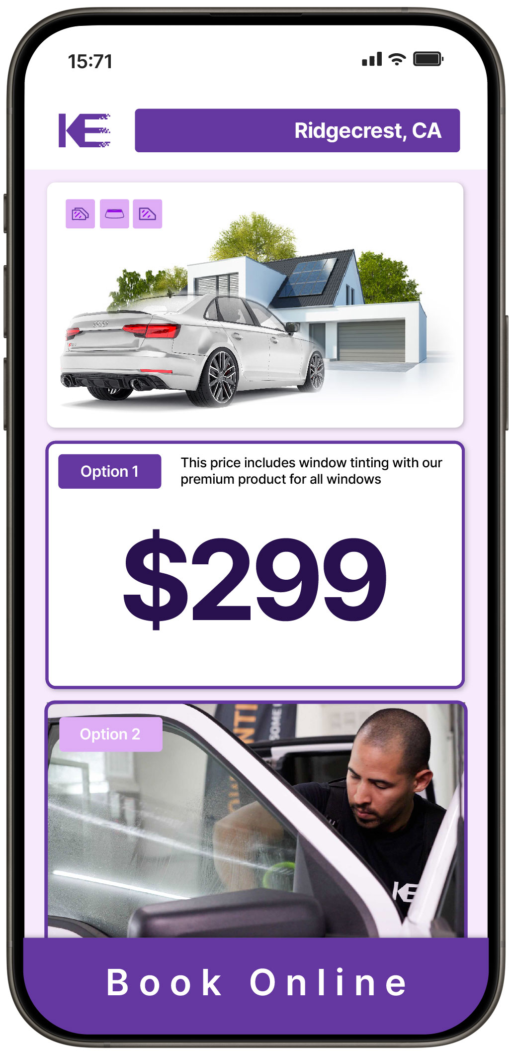 View Competitive Window Tinting Prices in Ridgecrest, California