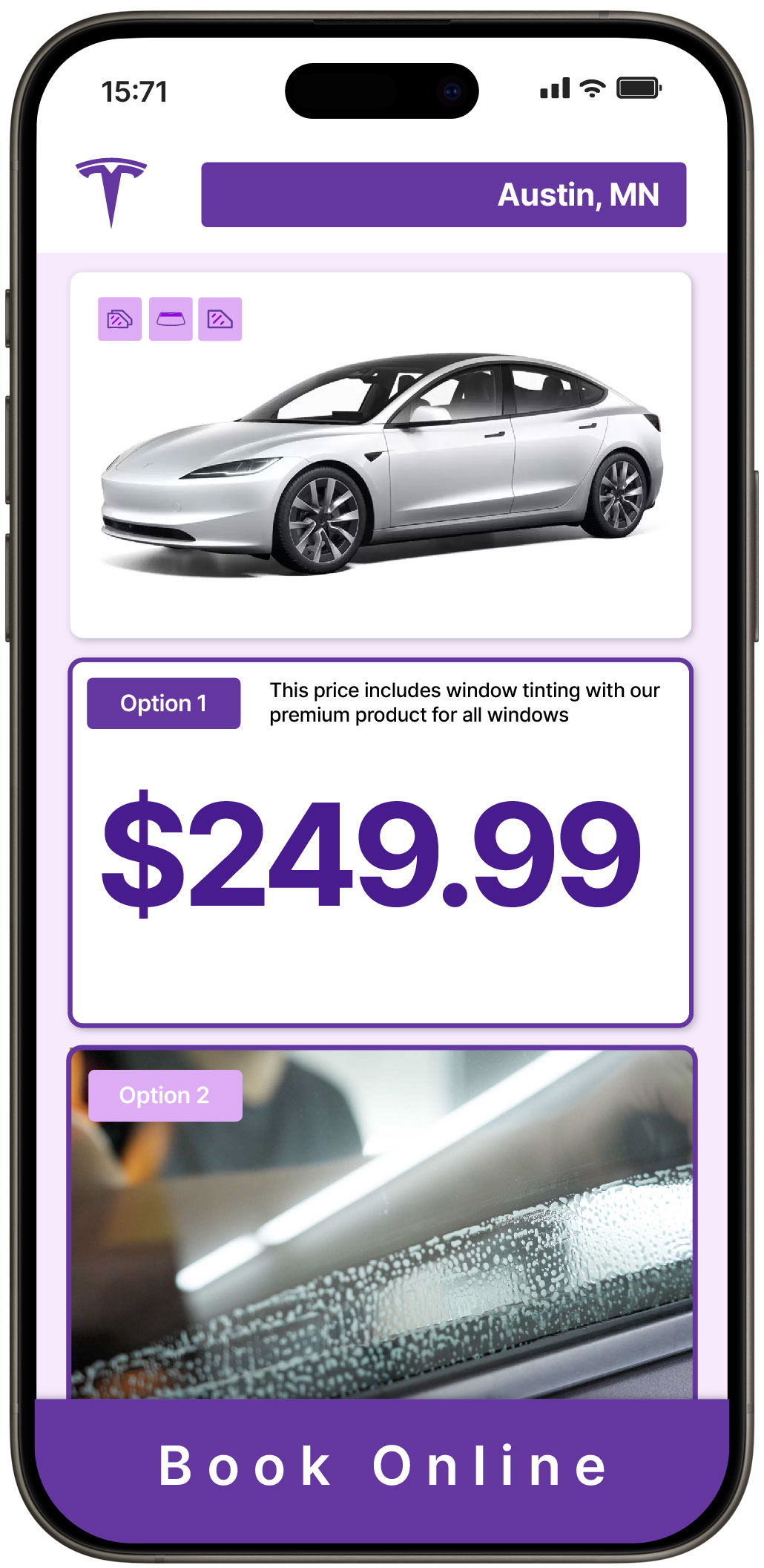 View Reasonable Tesla Window Tinting Costs in Austin, Minnesota