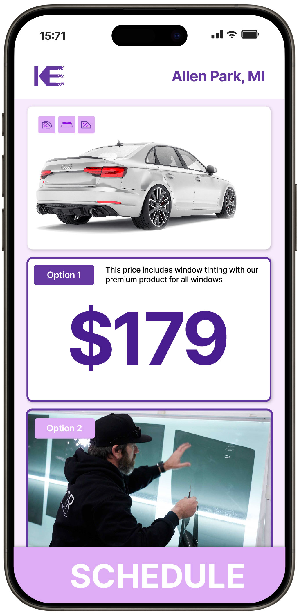 View Affordable Car Window Tinting Prices in Allen Park, Michigan