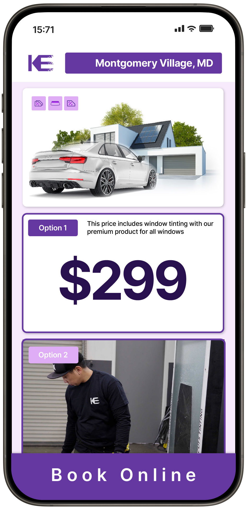 View Competitive Window Tinting Prices in Montgomery Village, Maryland