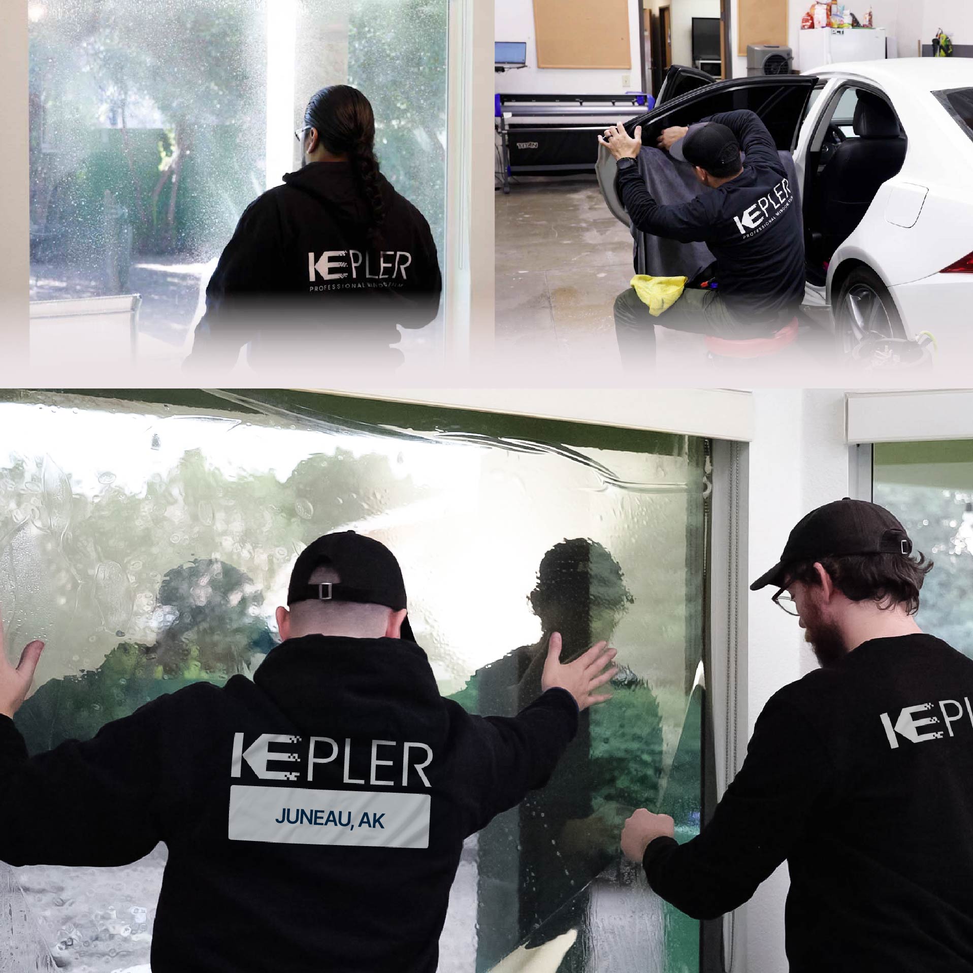 Kepler Specialist Performing Commercial Window Tinting in Juneau Juneau