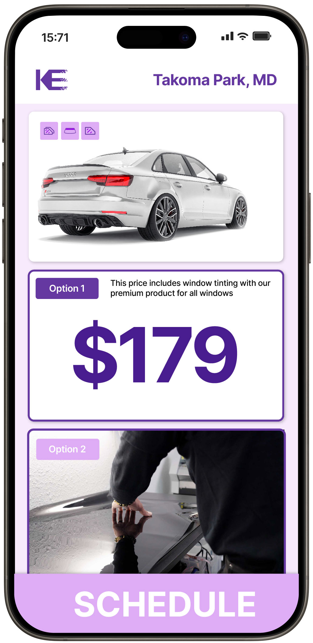 View Affordable Car Window Tinting Rates in Takoma Park, Maryland