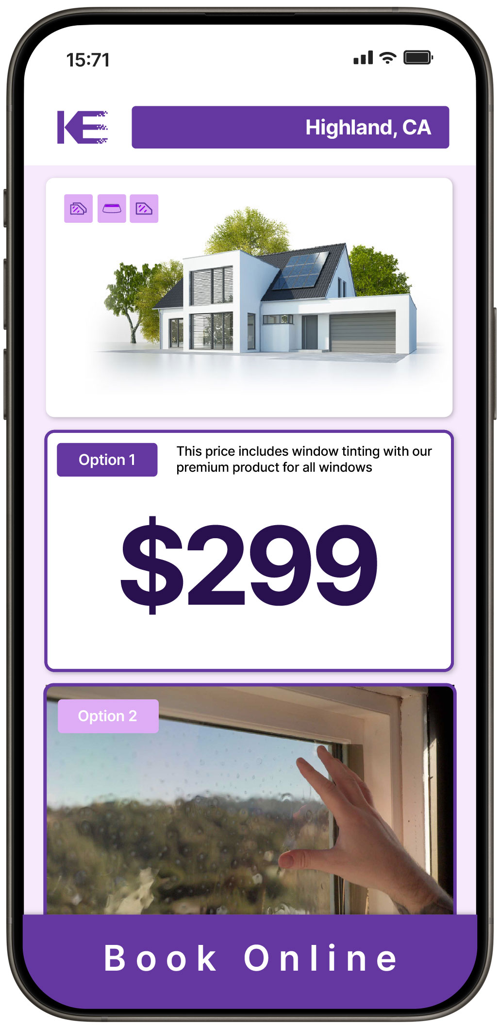 View Competitive Home Window Tinting Prices in Highland, California
