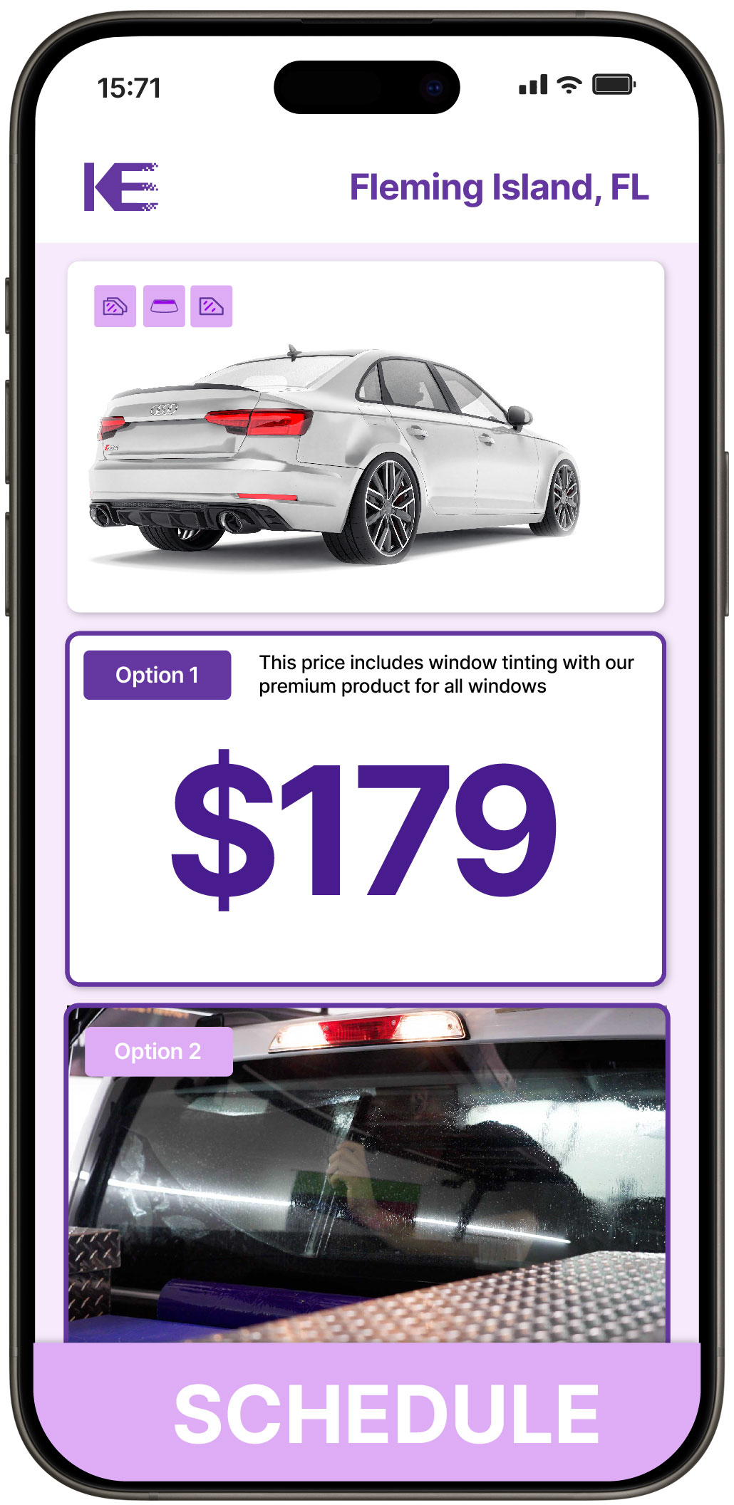 View Affordable Car Window Tinting Prices in Fleming Island, Florida
