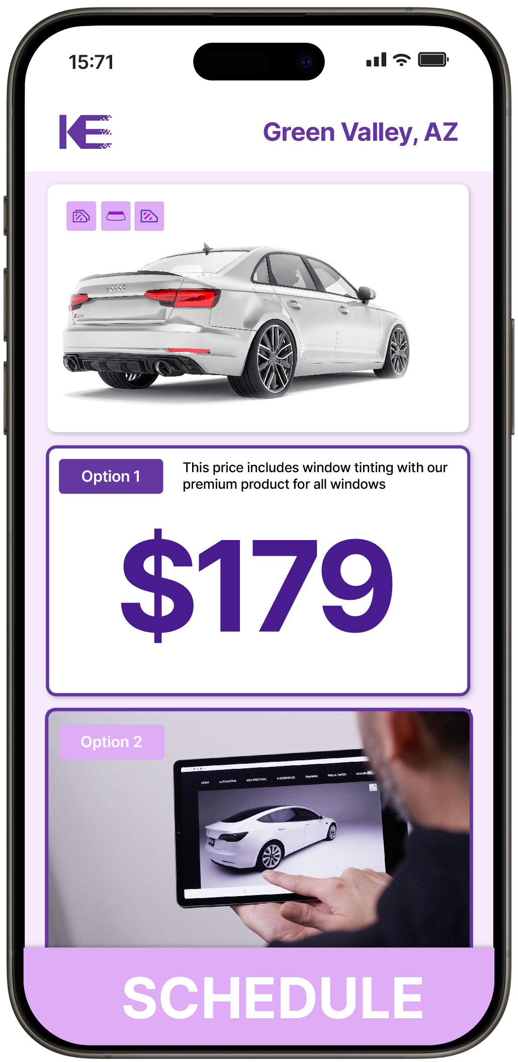 View Competitive Car Window Tinting Rates in Green Valley, Arizona