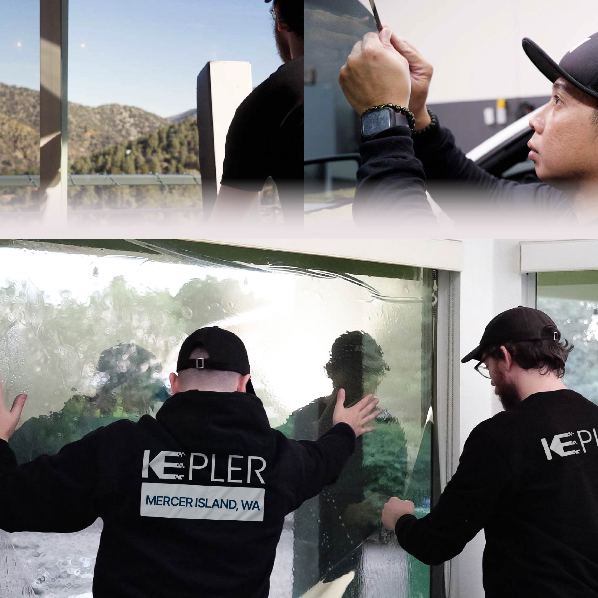 Kepler Specialist Performing Commercial Window Tinting in Mercer Island Mercer Island