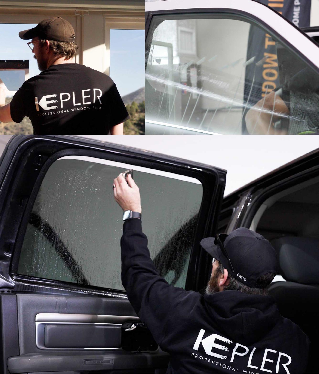 Kepler Window Tinting Specialists at Work in Rochester, New Hampshire