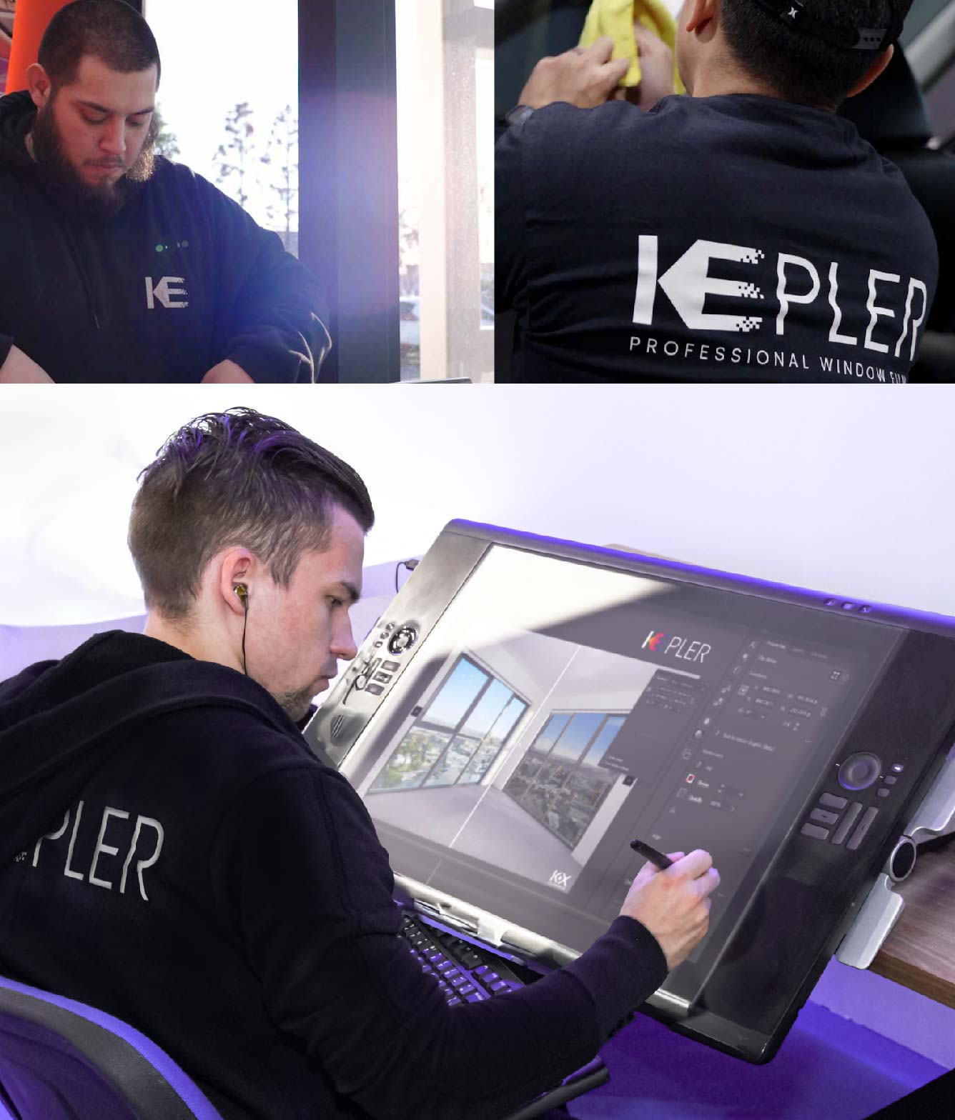 Kepler Specialist Performing Commercial Window Tinting in Newnan Newnan