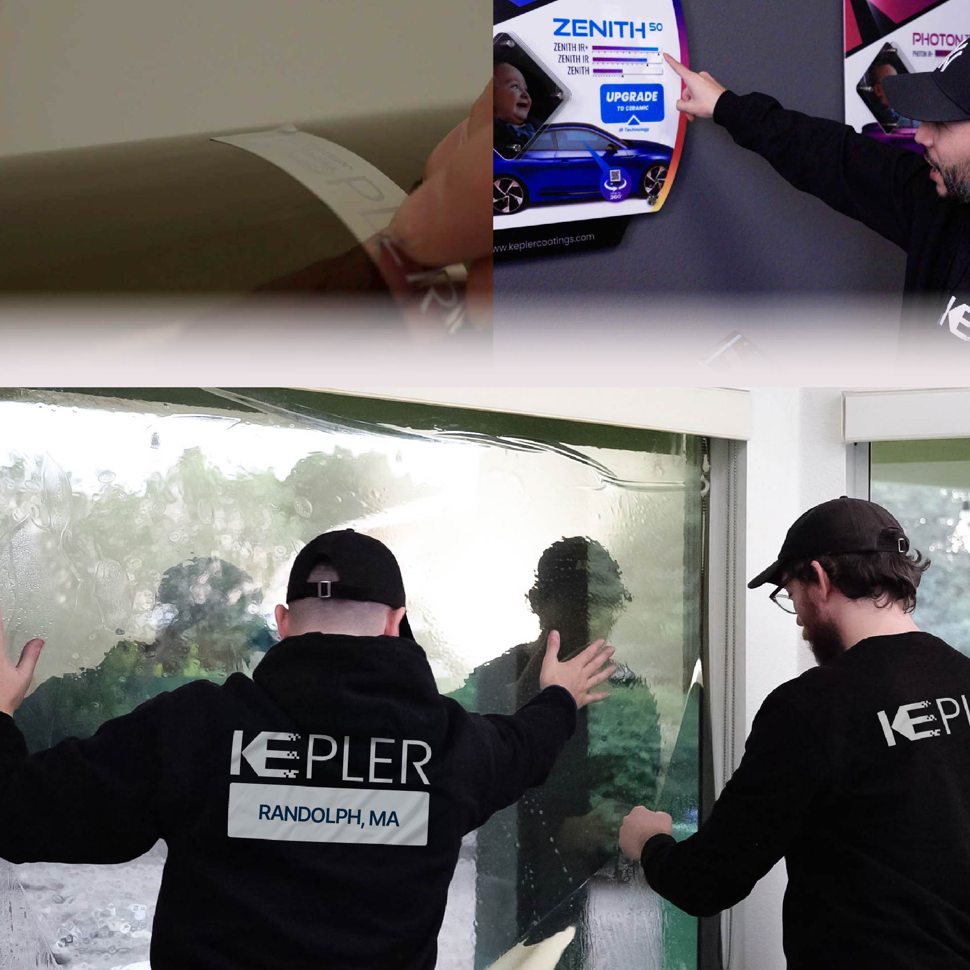 Kepler Specialist Performing Commercial Window Tinting in Randolph Randolph