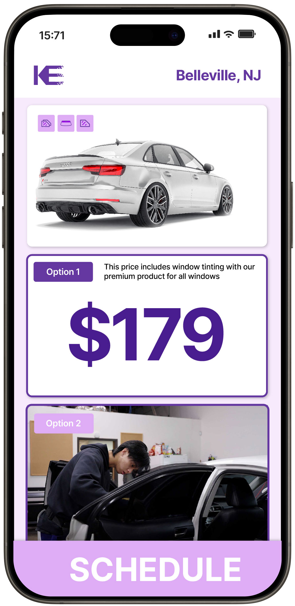 View Competitive Car Window Tinting Rates in Belleville, New Jersey