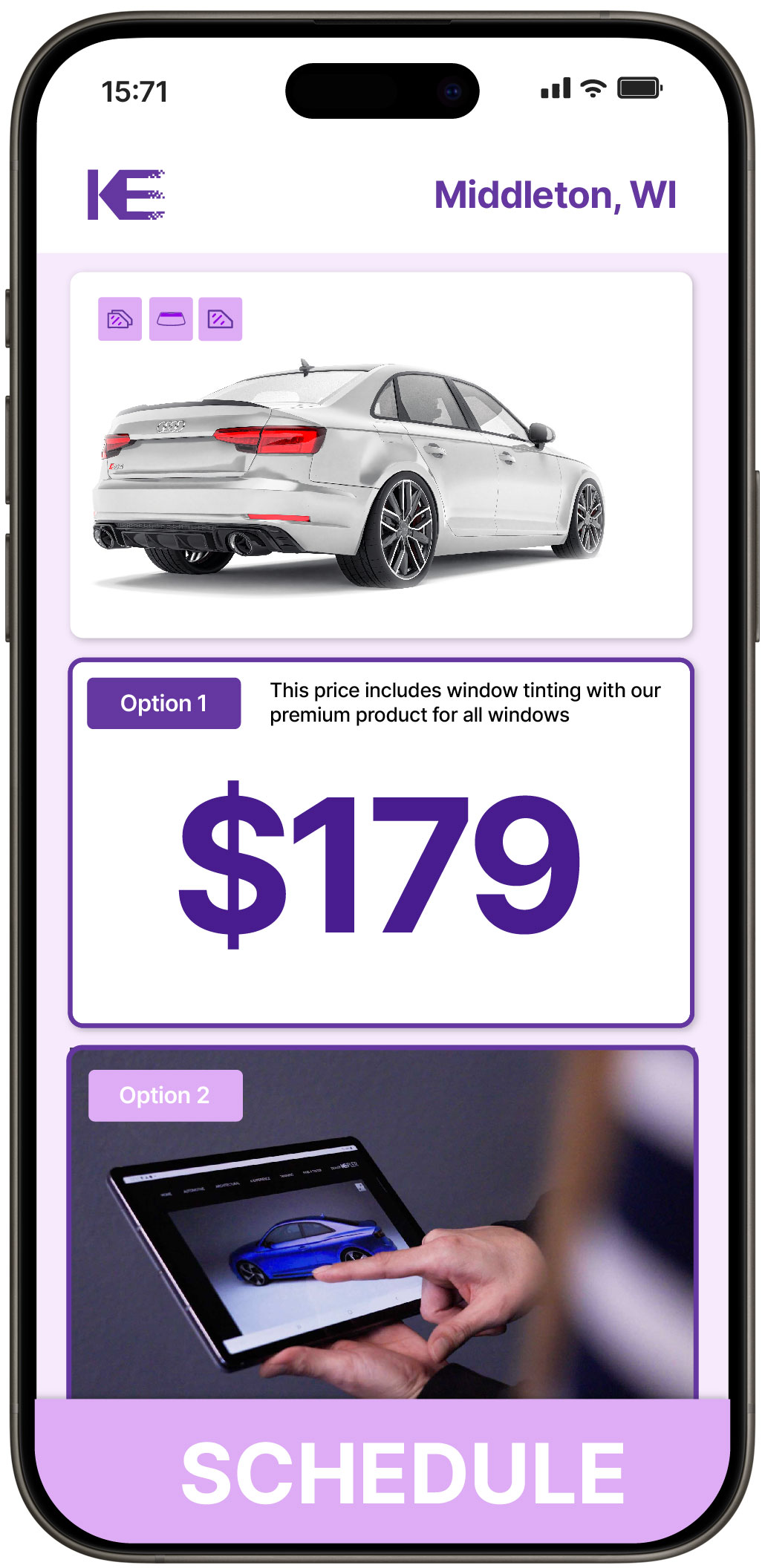 View Reasonable Car Window Tinting Costs in Middleton, Wisconsin