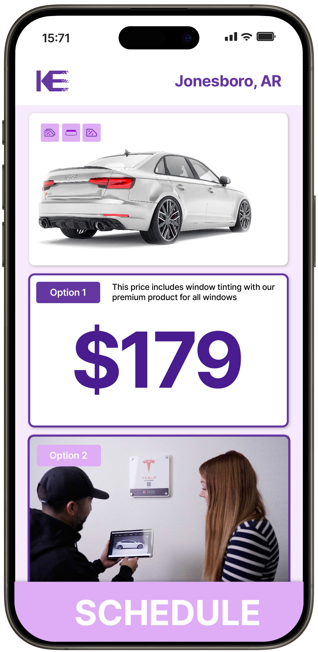 View Competitive Car Window Tinting Rates in Jonesboro, Arkansas
