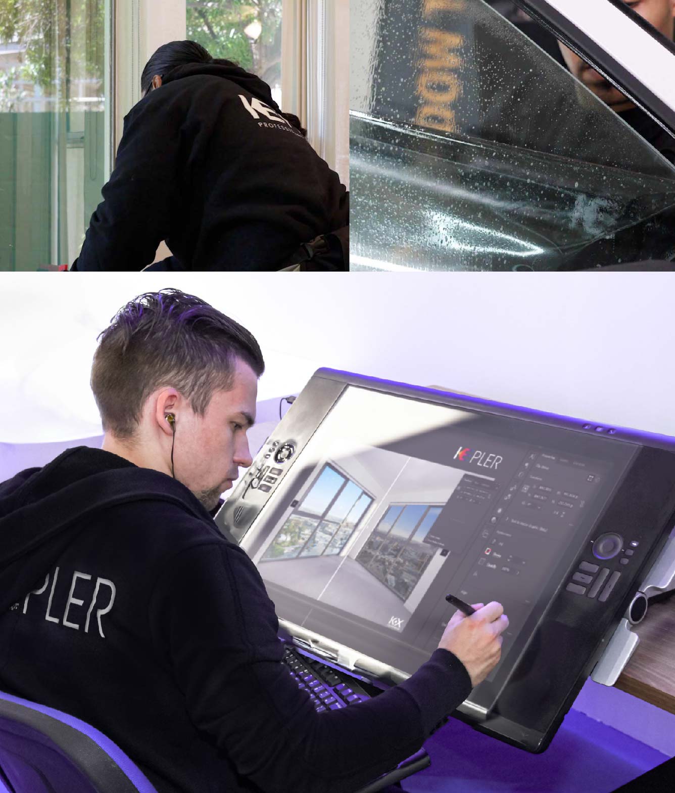 Kepler Specialist Performing Commercial Window Tinting in Mooresville Mooresville