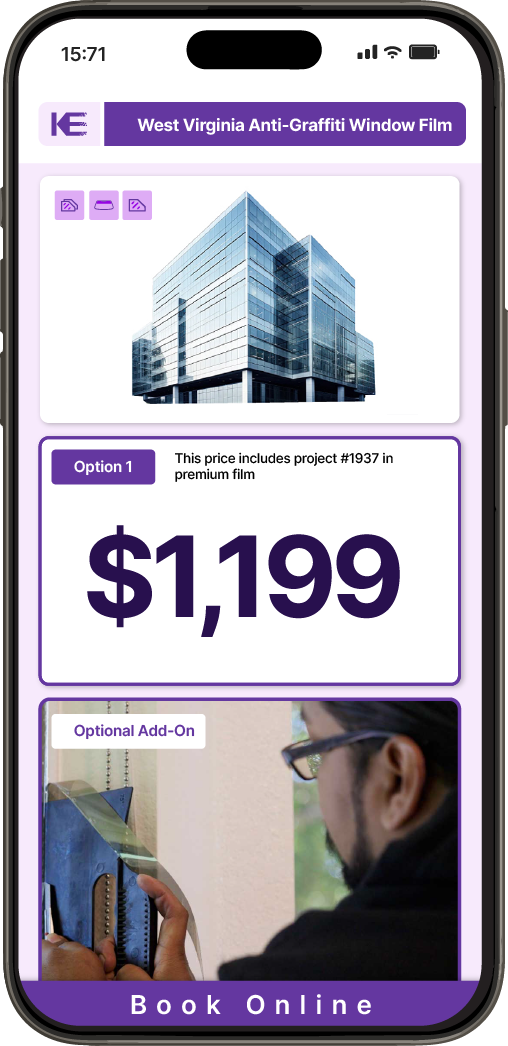 Get Anti-Graffiti Window Film Pricing on Your Phone in West Virginia