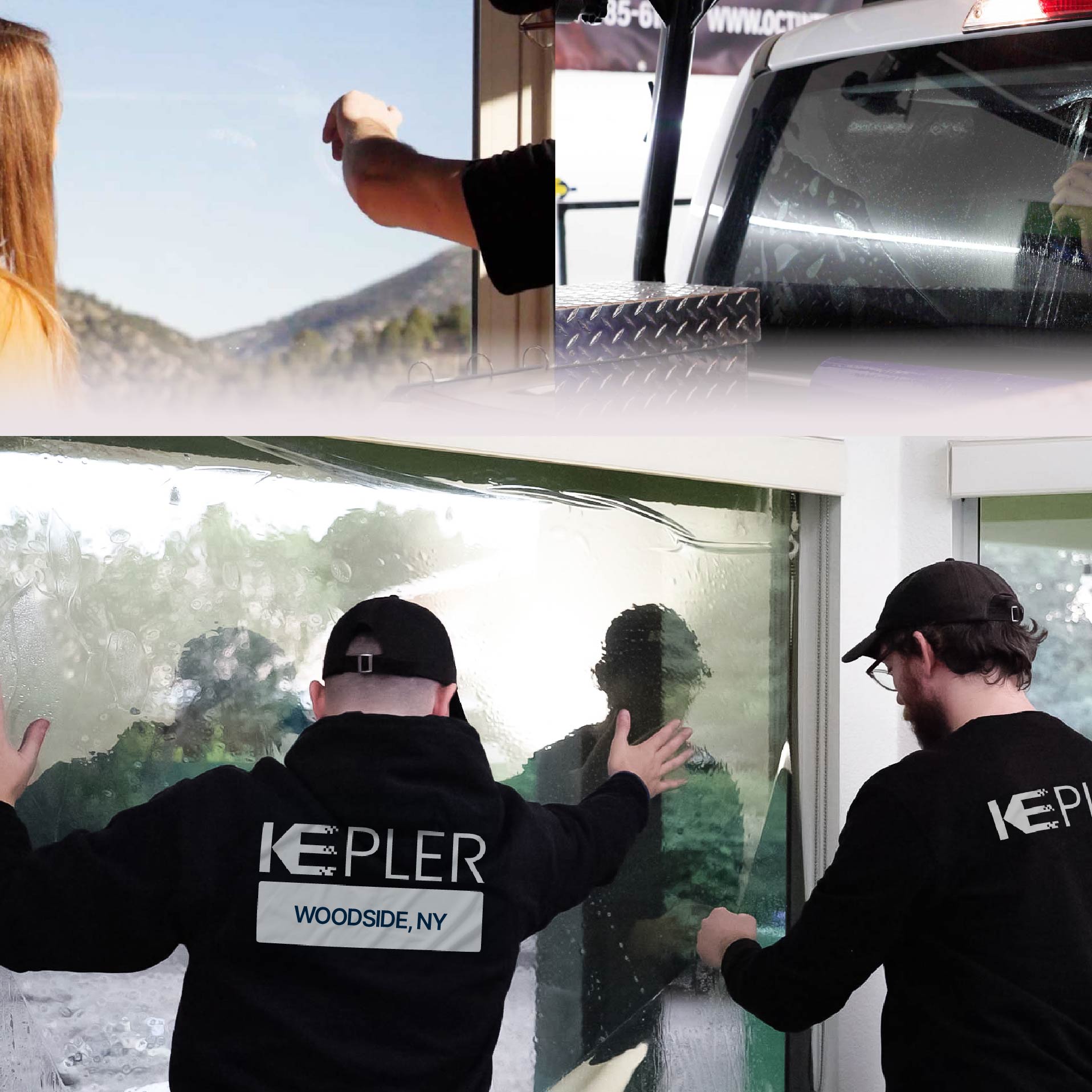 Kepler Specialist Performing Commercial Window Tinting in Woodside Woodside