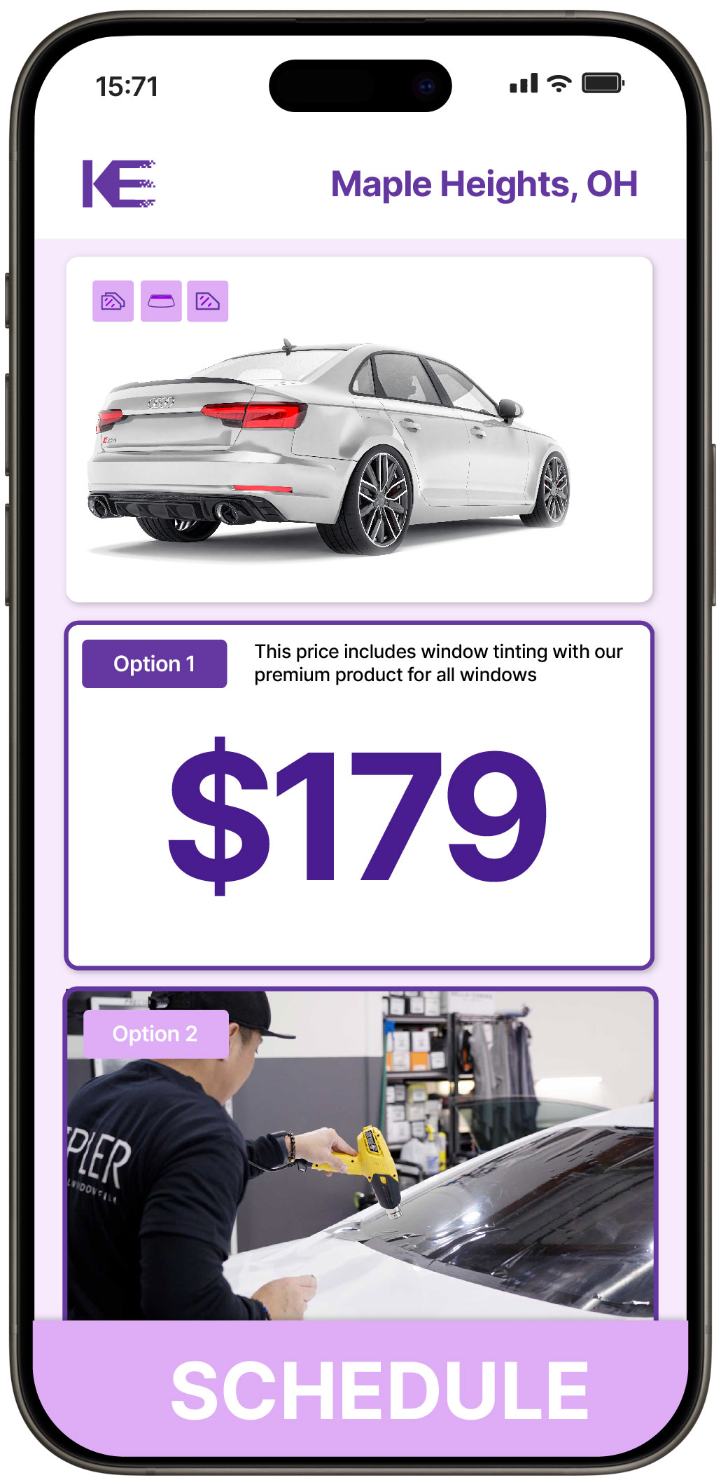 View Reasonable Car Window Tinting Prices in Maple Heights, Ohio