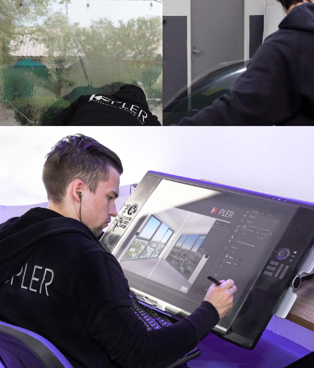 Kepler Specialist Performing Commercial Window Tinting in Fishers Fishers