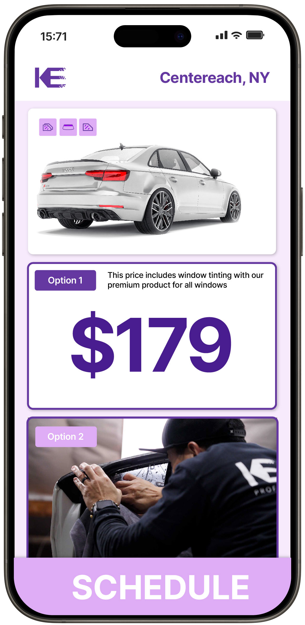 View Reasonable Car Window Tinting Costs in Centereach, New York