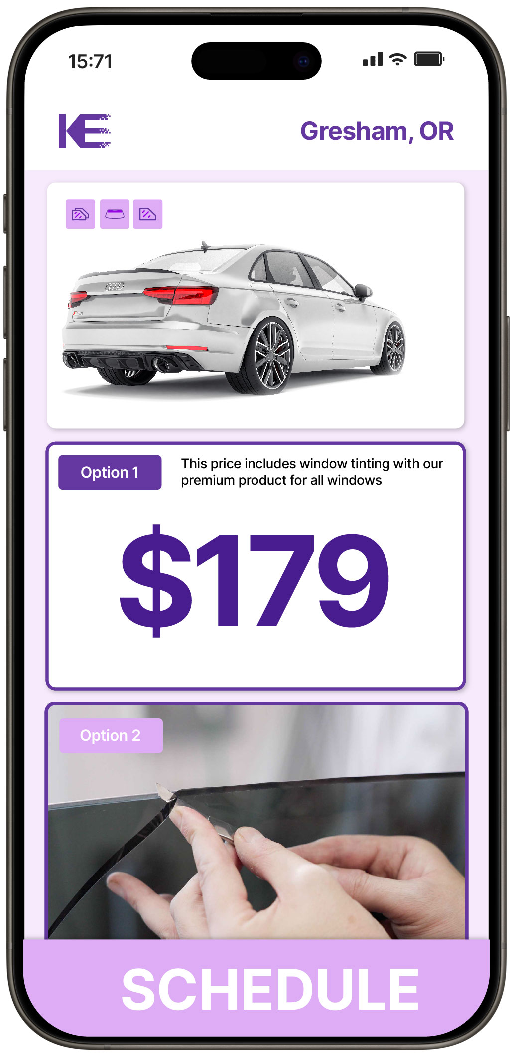 View Affordable Car Window Tinting Rates in Gresham, Oregon