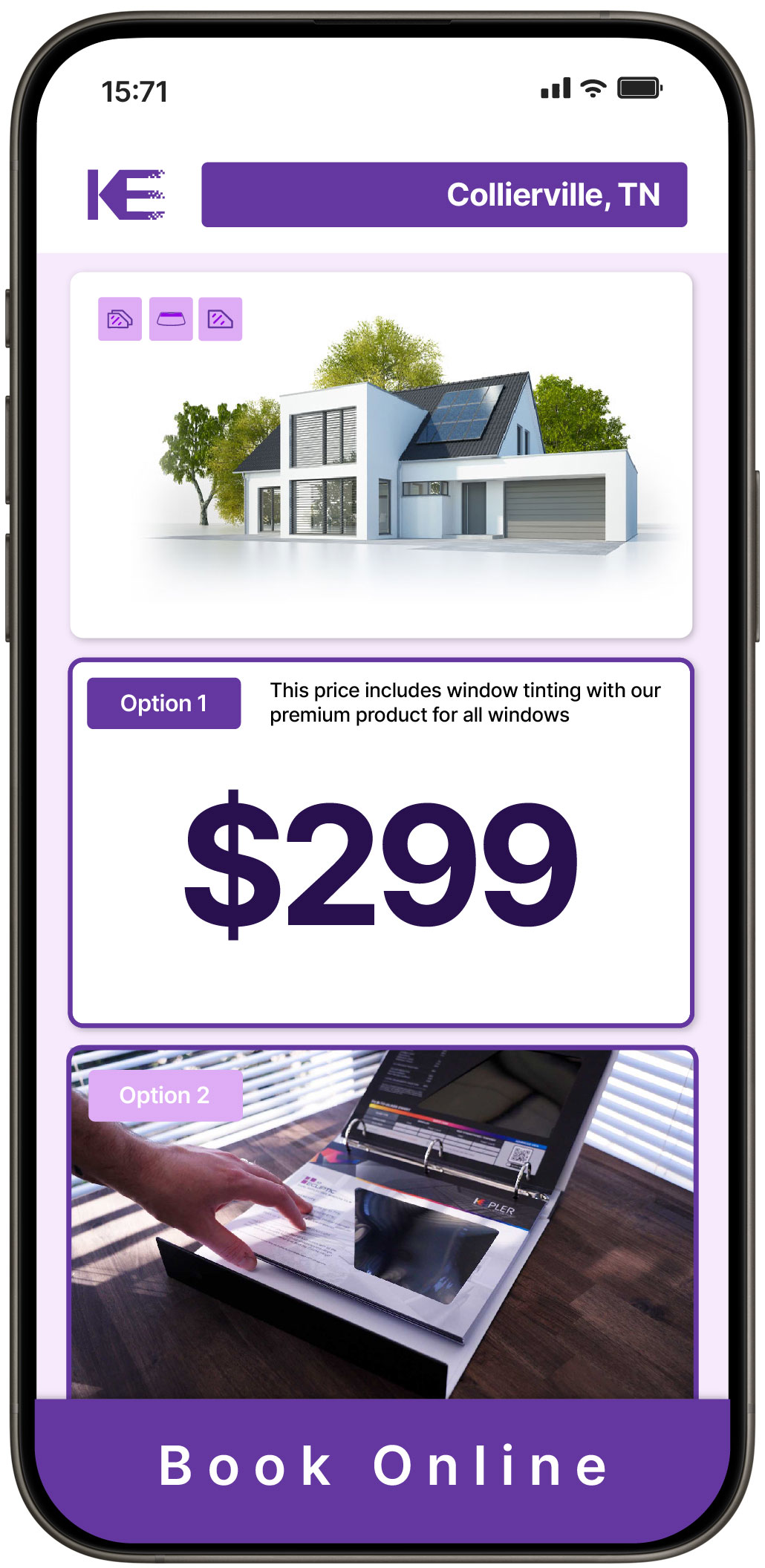 View Affordable Home Window Tinting Prices in Collierville, Tennessee