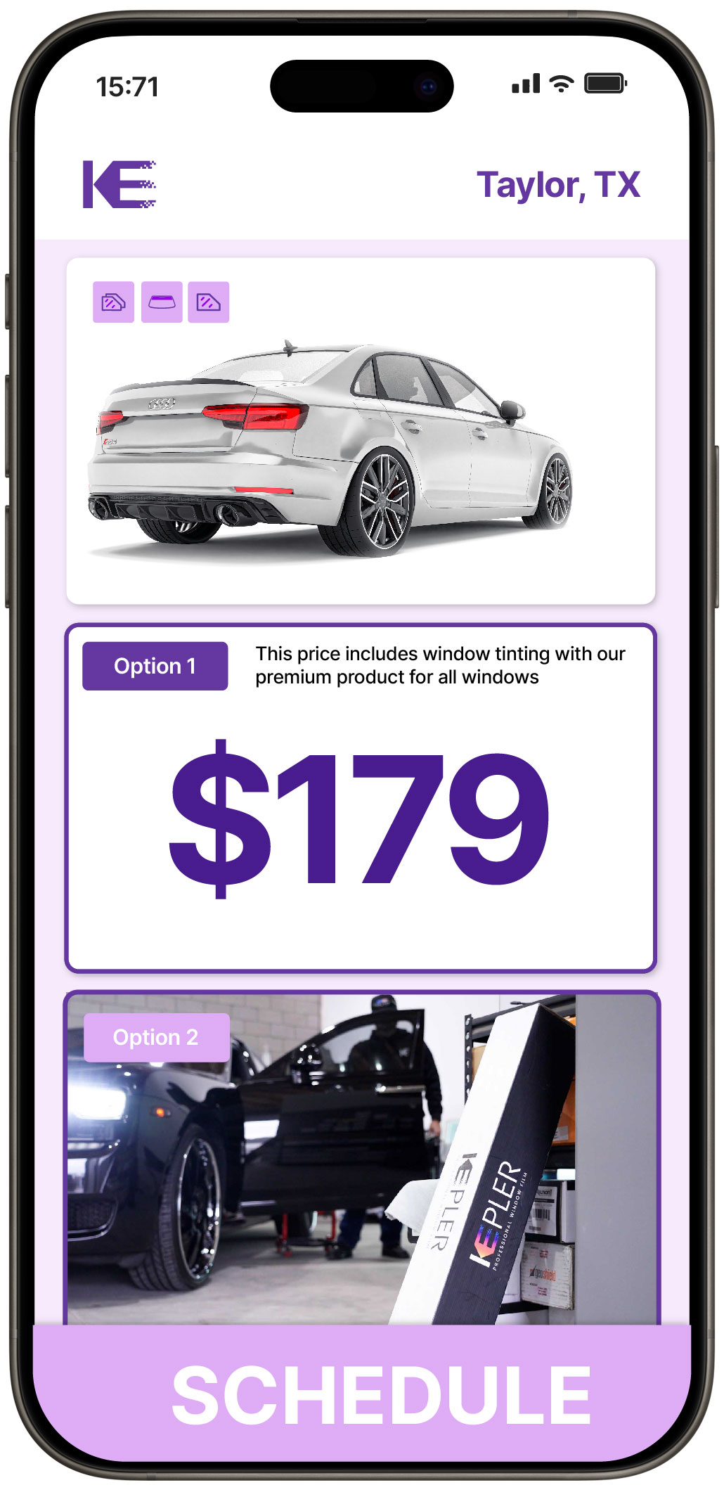 View Affordable Car Window Tinting Prices in Taylor, Texas