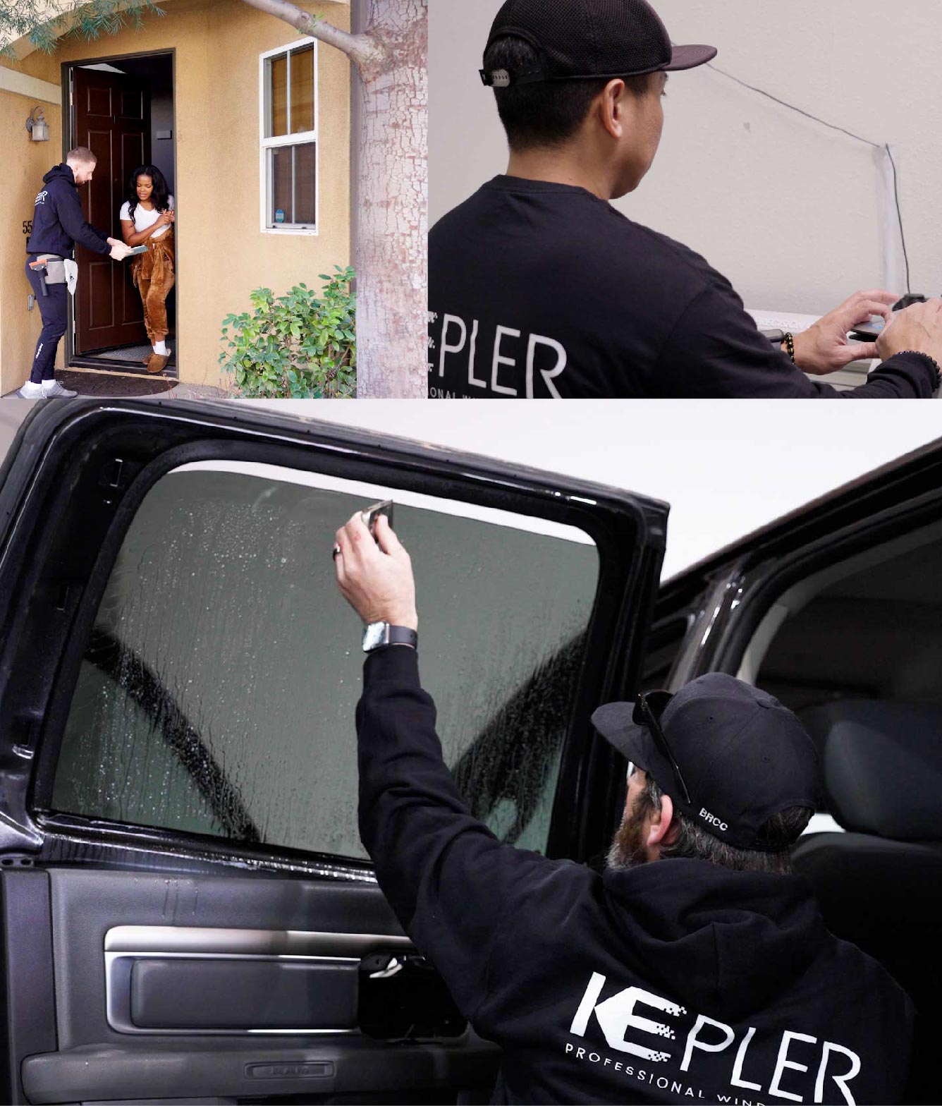Kepler Window Tinting Specialists at Work in Muskegon, Michigan