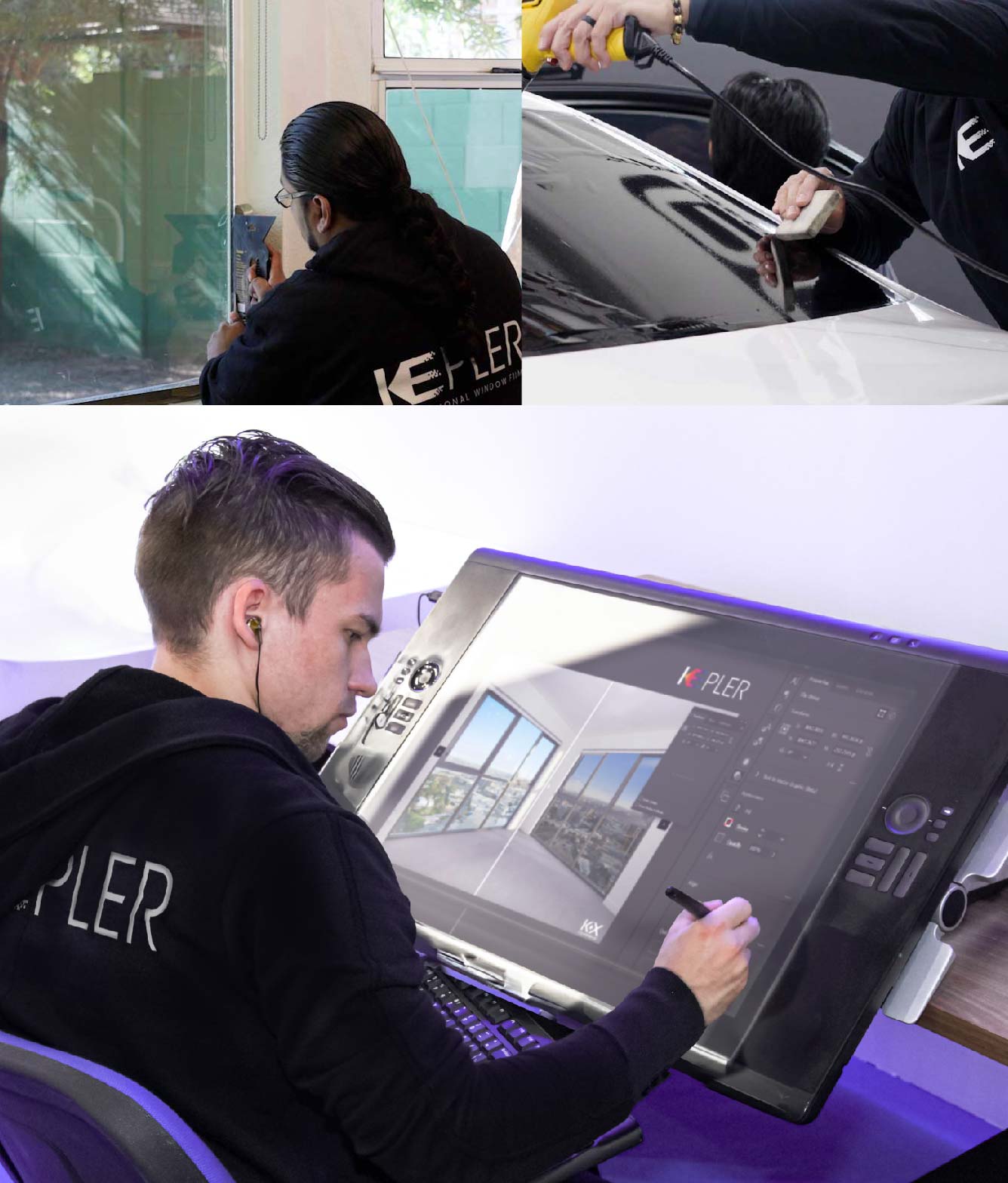 Kepler Specialist Performing Commercial Window Tinting in Sulphur Sulphur