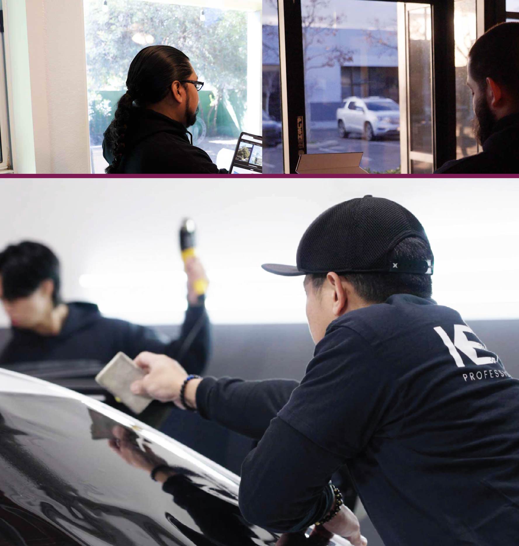 Car Window Tinting Specialists at Work in Idaho