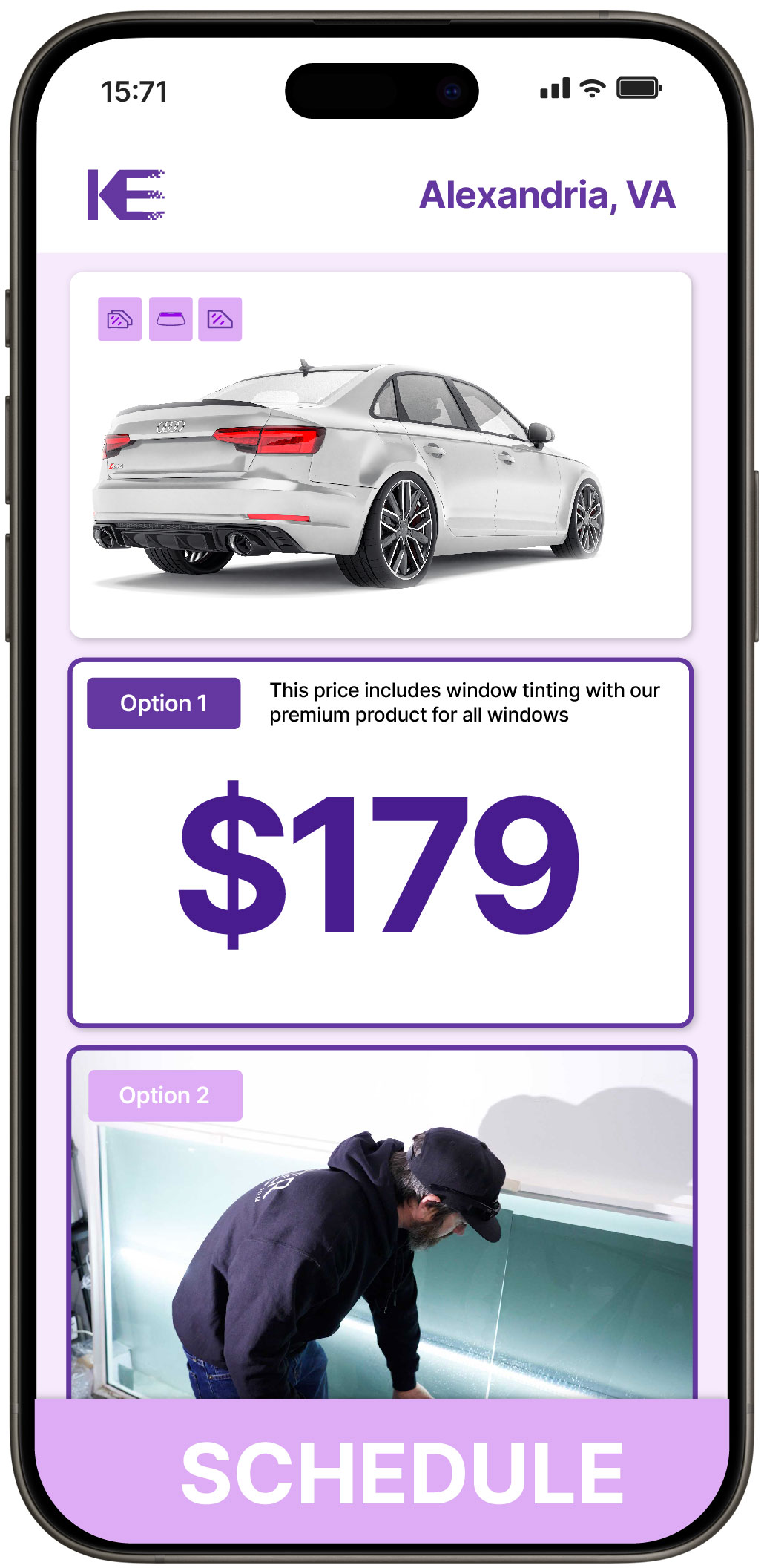 View Competitive Car Window Tinting Costs in Alexandria, Virginia