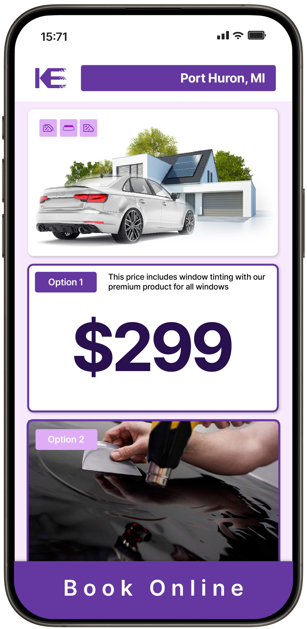 View Reasonable Tesla Window Tinting Costs in Trenton, Michigan