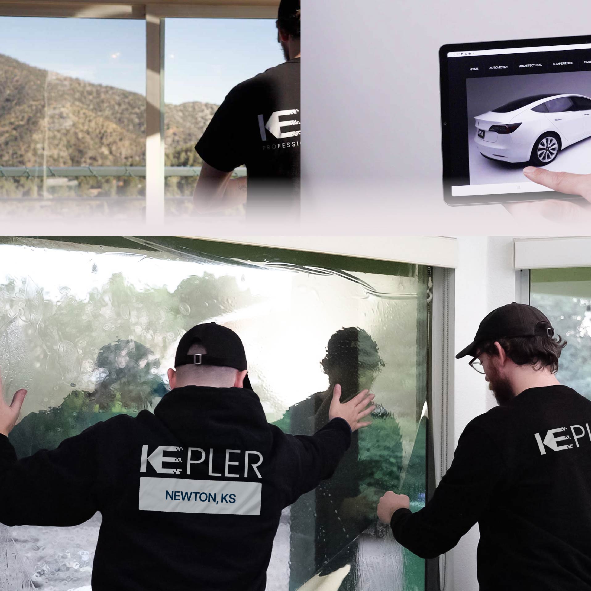 Kepler Specialist Performing Commercial Window Tinting in Newton Newton