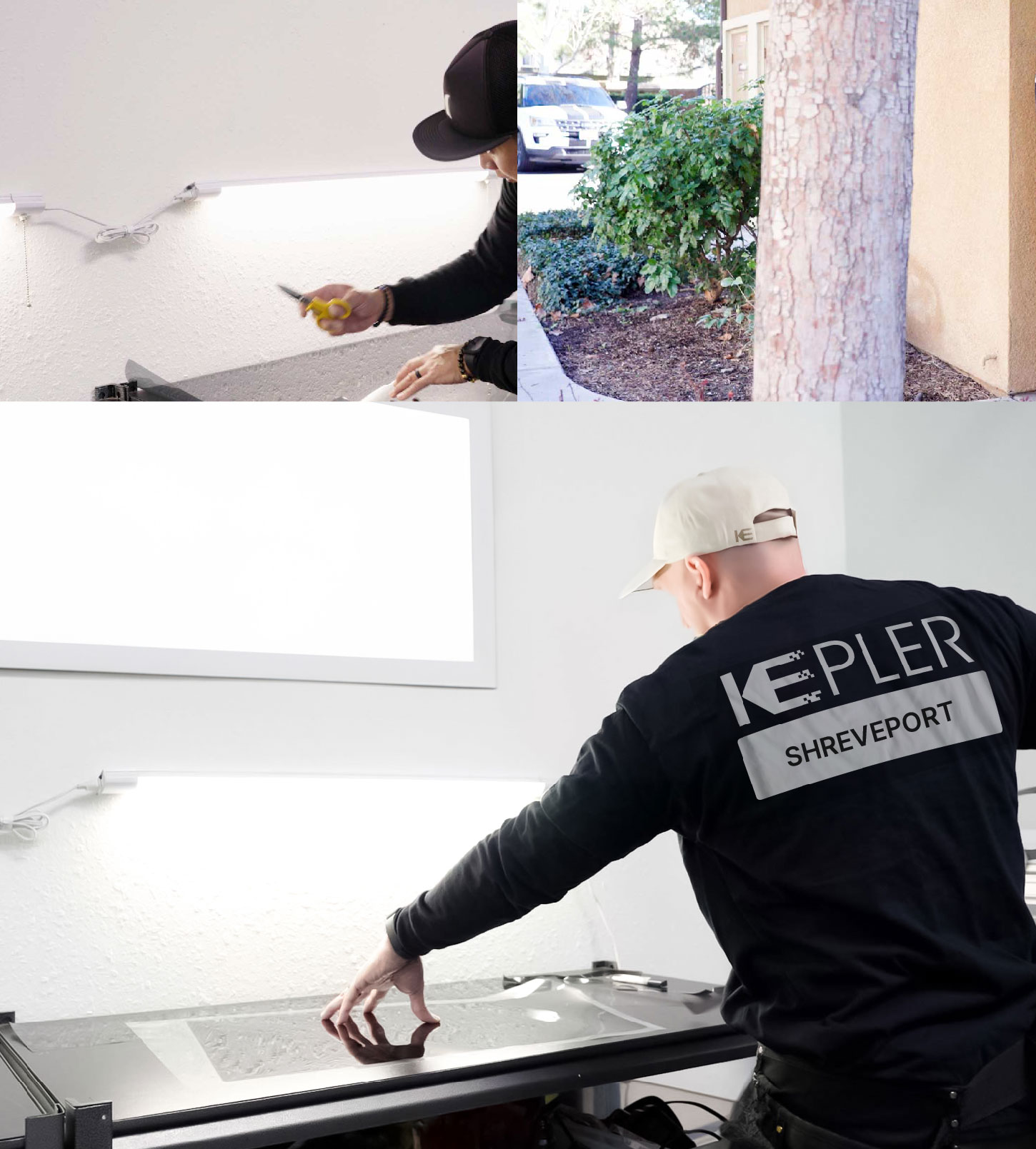 Window Tinting Specialist Cutting Film in Shreveport, Louisiana