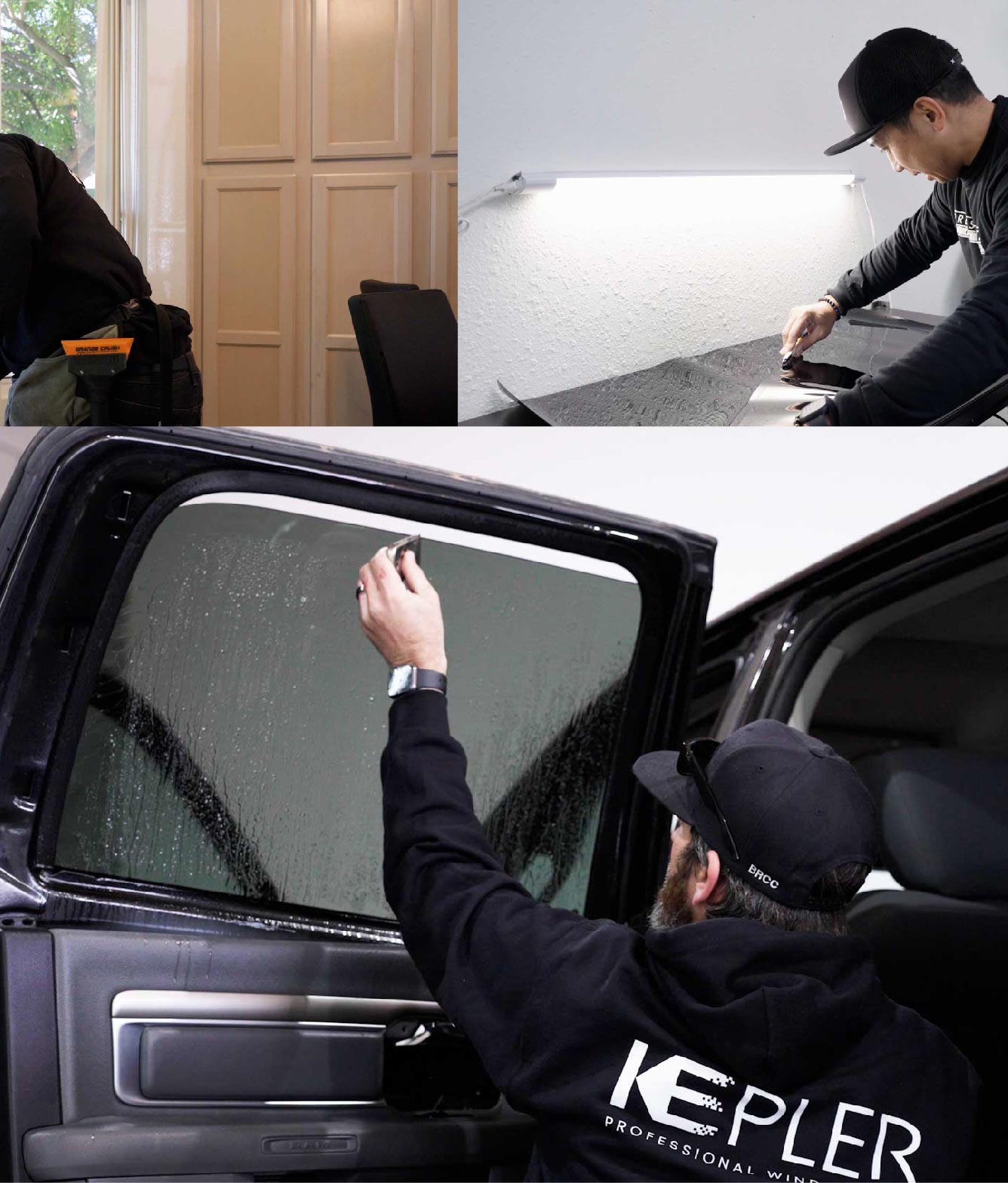 Kepler Window Tinting Specialists at Work in La Vista, Nebraska